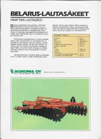 Konela-Belarus / Agroma Oy Kouvola Belarus lautasäkeet t tuote-esite  1980 l