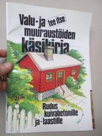 Valu- ja muuraustöiden käsikirja Rudus kuivabetonille ja -laastille - Tee itse-opas