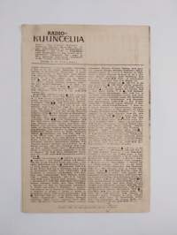 Radiokuuntelija 1/1954