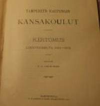 Tampereen kaupungin kansakoulut kertomus lukuvuodelta  1904-1905