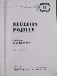 Neuleita pojille