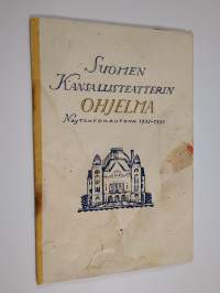 Suomen kansallisteatterin ohjelma näytäntökautena 1932-1933