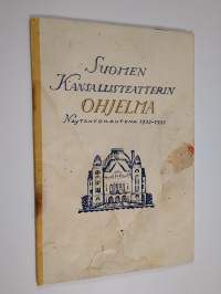 Suomen kansallisteatterin ohjelma näytäntökautena 1932-1933