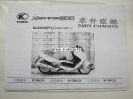 Kymco Xciting 500 SAA0AB(FL) 2005 parts catalogue -varaosaluettelo