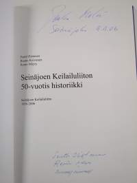 Seinäjoen keilailuliiton 50-vuotishistoriikki : Seinäjoen keilailuliitto 1956-2006 (signeerattu, tekijän omiste)