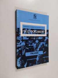 Konferensen om säkerhet och samarbete i Europa : slutdokument