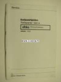 Volkswagen Transporter 1991 Korjausohjeiden vihko; Automaattivaihteisto -korjaamokirjasarjan osa