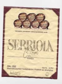 Serriola Alko 282  - viinaetiketti