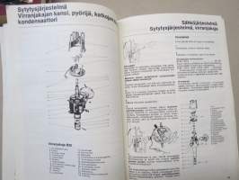 Volvo 240 / 260 sarjoille, vuosimallit 1975-1980 -korjausohjekirja, sisältää myös täydelliset sähkökytkentäkaaviot