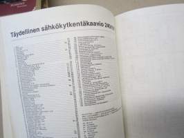 Volvo 240 / 260 sarjoille, vuosimallit 1975-1980 -korjausohjekirja, sisältää myös täydelliset sähkökytkentäkaaviot