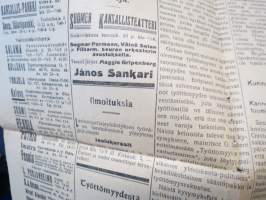 Iltalehti, 22.1.1913, Helsingissä ilmestynyt sanomalehti, Perättömiä huhuja tunnetuista henkilöistä, Kirjapainojen pakkokappaleasia, Vesikauhua Karjalassa, ym.