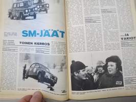 Vauhdin Maailma 1971 nr 3 -mm. Tunturiralli, KAK-ralli ja Hankiralli, Antti Aarnio-Wihuri, Martti Pesonen -palsta, SM-Jääräta Eriksson ja Mikkola, Kumi-Kalle Mäkelä