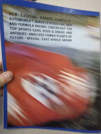 Automobile /1 -auton ja autoilun historiaa ja kehitystä, erinomainen kuvitus