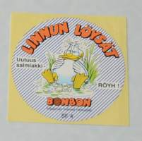 Linnun löysät Tarra