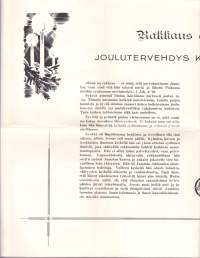 Kotimaa -lehden asiamieskirje/joulutervehdys firmakuoressa, 19.12. 1940. 4 sivua, A4. Kirje taitettu 4 osaan.