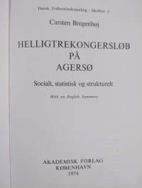 Helligtrekongersløb på Agersø : socialt, statistik og strukturelt