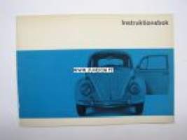Volkswagen 1300 A - 1300 - 1500 instruktionsbok