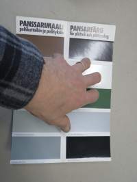 Tikkurila Oy Panssarimaali / Pansarfärg -värikartta / färgkarta 1982