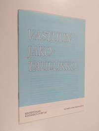 Vastuunjakotaulukko