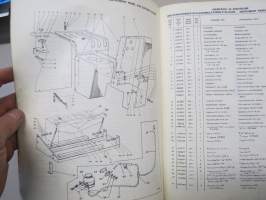 Sampo Rosenlew 10 leikkuupuimuri / skördetröska / combine - varaosaluettelo - reservdelskatalog - parts list