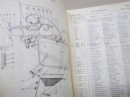 Sampo Rosenlew 10 leikkuupuimuri / skördetröska / combine - varaosaluettelo - reservdelskatalog - parts list