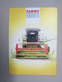 Claas Dominator 58 - 48 - 38 leikkuupuimuri -myyntiesite