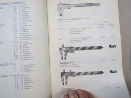 Varimex työkalut 1972, puolalaisen työkaluvalmistajan tuoteluettelo -tool catalog, polish producer