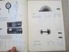 Varimex työkalut 1972, puolalaisen työkaluvalmistajan tuoteluettelo -tool catalog, polish producer