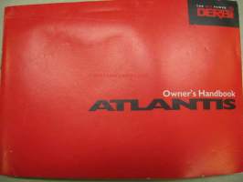 Derbi Atlantis Owner´s handbook