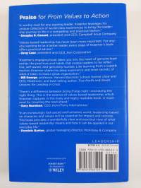 From values to action : the four principles of values-based leadership
