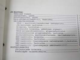Mazda 626 2,0 / 2,2i / 3,0i Elektroninen polttonestesuihkutusjärjestelmä - Tekninen toiminta ja säätö