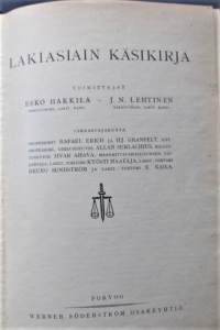 Lakiasiain käsikirja