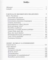 Pojat partiossa -  pääkaupunkiseudun partiopoikatoiminnan historia, 1994. Mielenkiintoinen partiohistoriikki sekä historianharrastajille että partiotoimijoille.