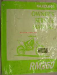 Suzuki RM250 Owner´s service manual -huolto-ohjekirja