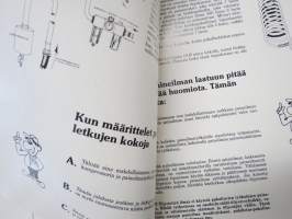 Paineilmaopas - Hankkija -yleistajuinen opas paineilman käyttöön / paineilmalaitteisiin / myyntiesite