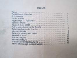 Homelite moottorisaha 350 ja 350 SL -käyttöohjekirja