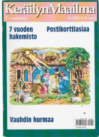 Keräilyn Maailma 2002 nro 6 - 7 vuoden hakemisto, pienoissaippuat, keräilyautot, partio, Lahti postikortit, makeiskääreet, Jyväs-Hyvä, linkkuveitset, messujen