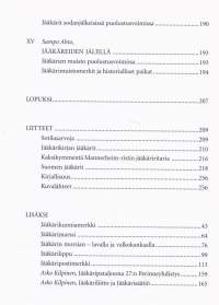 Jääkärikirja, 2005. 2.p. (sota, sotahistoria). Kirjan lopussa nimiluettelo Suomen jääkäreistä