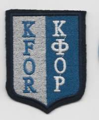 Rauhanturvaajamerkki KFOR -  hihamerkki
