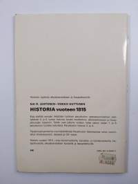 Historia vuoteen 1815 : iltaoppikouluja ja aikuisopetusta varten