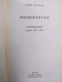 Pööripäevad : päevikulehti aastaist 1927-1931