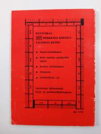 Suomi postimerkkiluettelo 1969  = Finland frimärkskatalog 1969