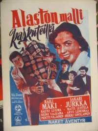 Alastonmalli karkuteillä -elokuvajuliste