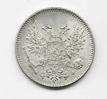50  penniä  1917 II  hopeaa