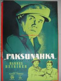 Paksunahka -elokuvajulistePääosissa Hannes Häyrinen, Heidi Krohn, Santeri Karilo, Uljas Kandolin, Heikki Savolainen, ohjaus Aarne Tarkas