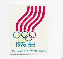 Innsbruck - Montreal 1976  - kirjeensulkijamerkki