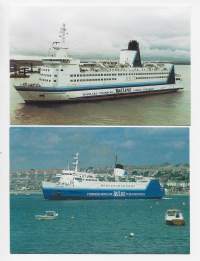 B&amp;I  / Earl Harold ja Isle of Innisfree  2 kpl erä -  laivapostikortti  postikortti laivakortti kulkematon