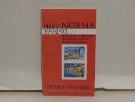 Pikku Norma 1992/93 - Postimerkkiluettelo