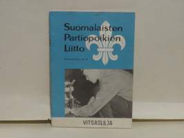 Suomalaisten Partiopoikien Liitto vitsalilja III lk:n koulutusohje