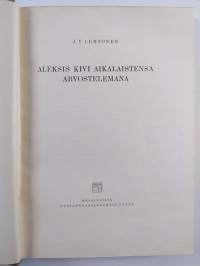 Aleksis Kivi aikalaistensa arvostelemana
